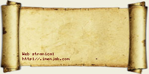 Angelina Miljojković vizit kartica